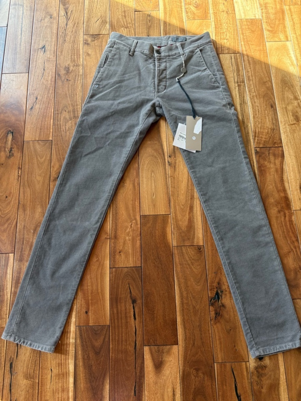 Daniele Alessandrini Grey Mico Dot Pant